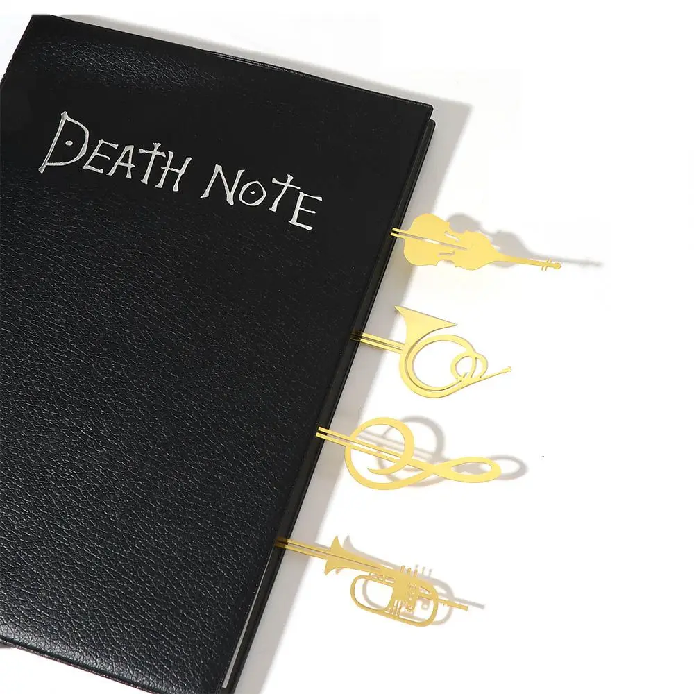 Metal Stationery School Supplies Book Mark Paper Clips Music Book Marker Violin Book Markers Musical Instruments Bookmark