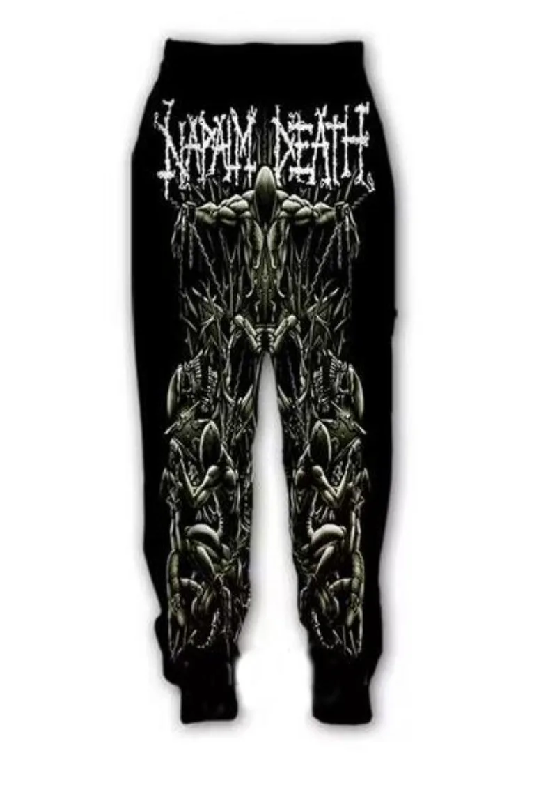 

New Men/Women Napalm Death 3D Printed Casual Pants Fashion Streetwear Men Loose Sporting Long Trousers