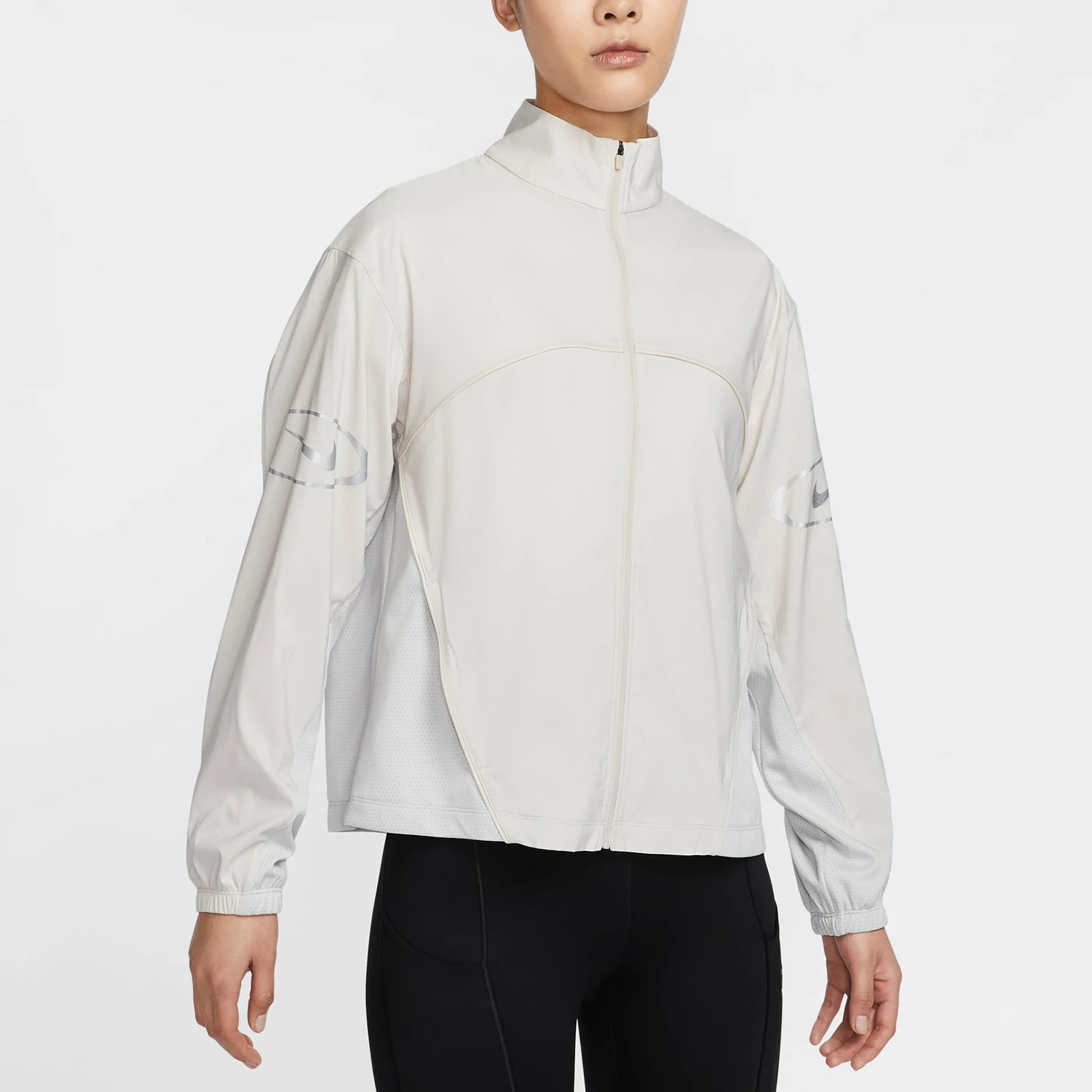 

Nike genuine New Women's Reflective Stand Collar Training Jacket FV6414-104