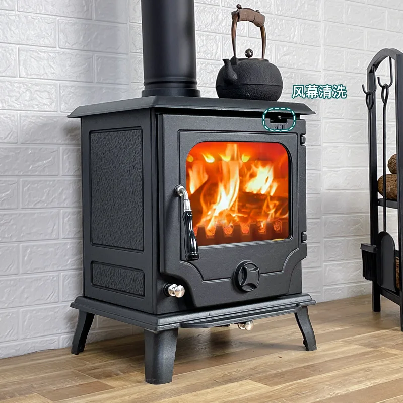 Fireplace, real fire, household use, wood saving, indoor use, real fire, fireplace, heating furnace, living room, wood burning,