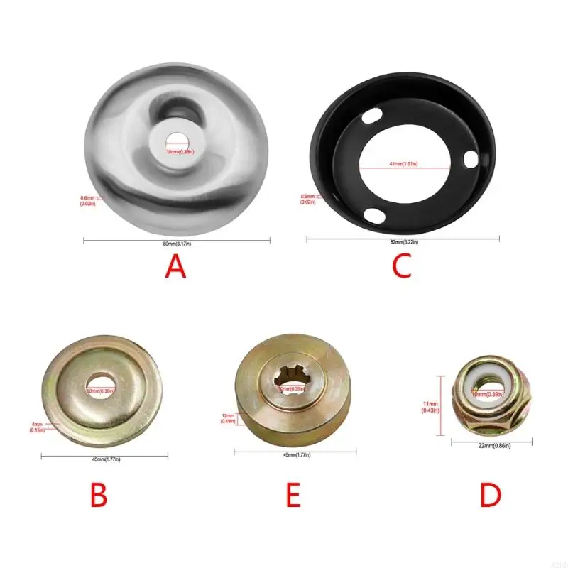 A2UD ALEDING ADAPTER ADAPTER LAWNMOWER PLADE ADAPTER NUT FIXING TILE