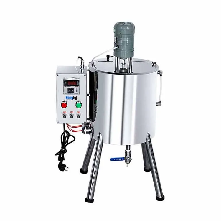 Semi-automatic 15 30L 50L wax melt filling machine with heater and mixer