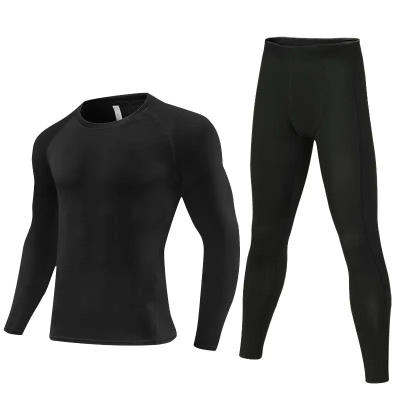 Winter Sports Suit for Children Quick Drying Thermal Underwear Boys Compression Sportswear Basketball Football Tight Clothing - view 2