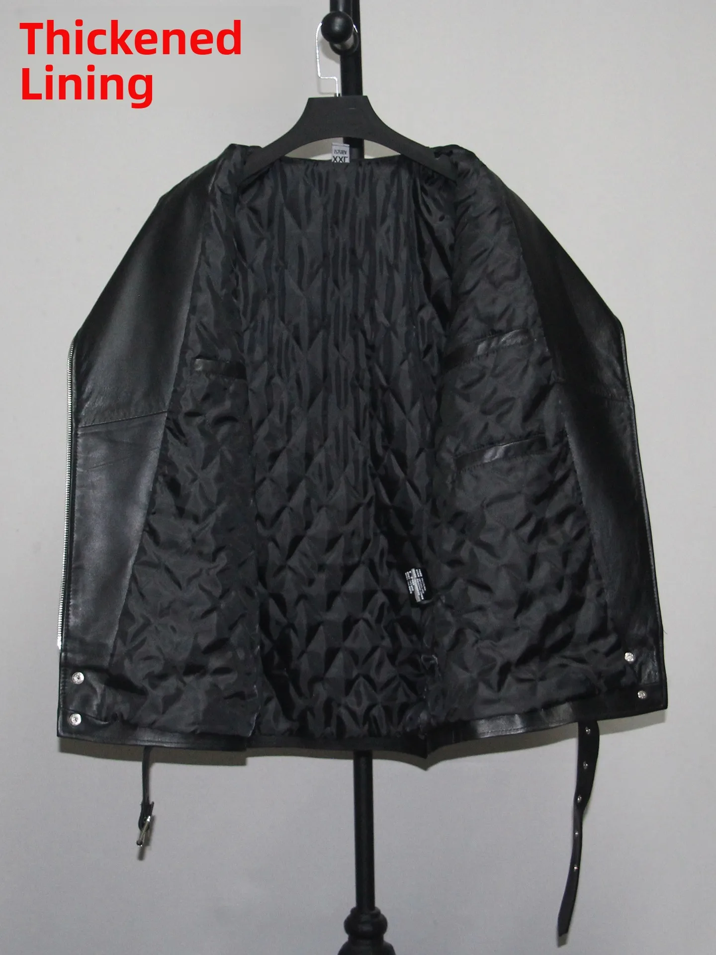 Nova Jaqueta Feminina de Couro Sintético 2025 com Design de Ombro Solto, Cinto de Cintura Fino e À Prova de Vento para o Dia a Dia