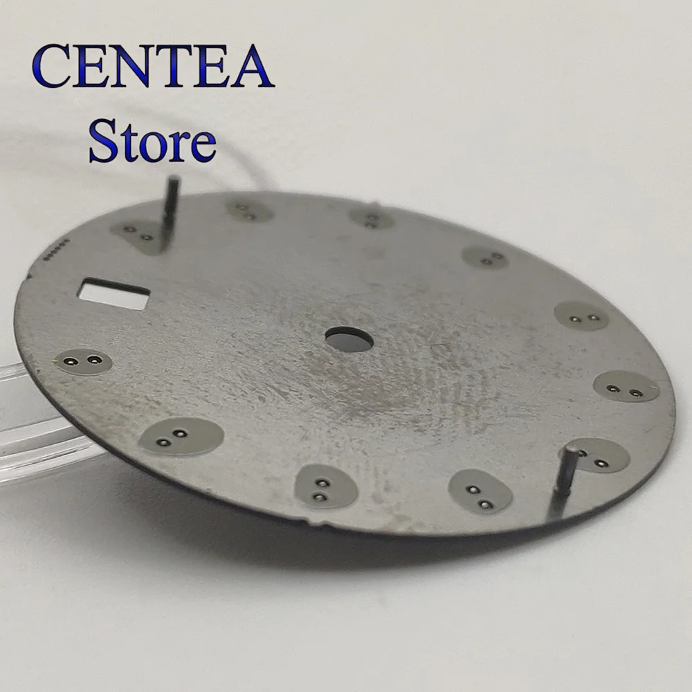 RICHUS 29mm Green Luminous Black Blue watch dial fit NH35 Automatic Movement With Date Window