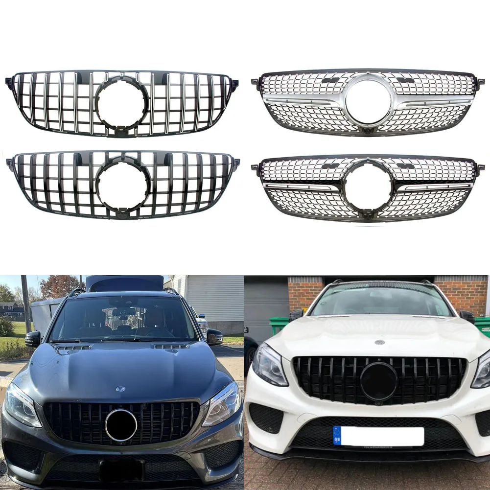 

Верхняя решетка капота в стиле GT-R OEM для Mercedes-Benz W166 GLE350 GLE450 GLE43 GLE63 AMG 2016-2019