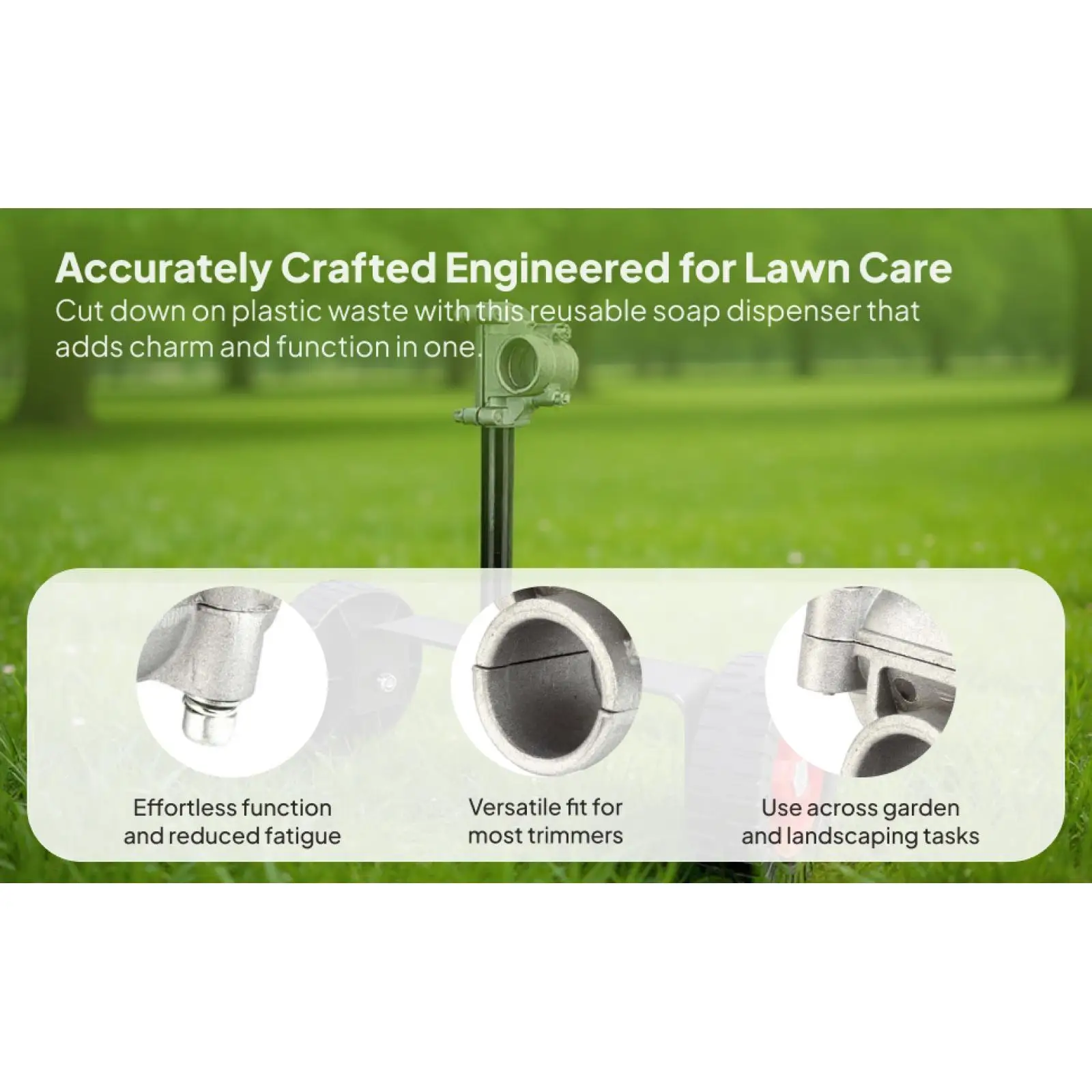 Weed Trimmer Connecting Fixed Adapter Grass Cutter Accessory Sturdy Convenient Assemble Replacements for Electric Strimmer
