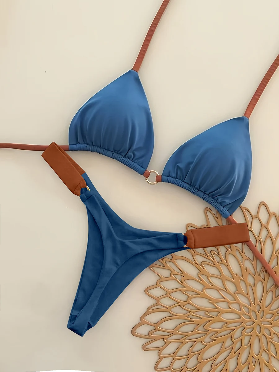 Micro Bikinis 2026 Push Up Swimsuit For Women Sexy Swimwear Brazilian Bikini Set Solid Lover Biquini Swimsuit Summer Beachwear view 2