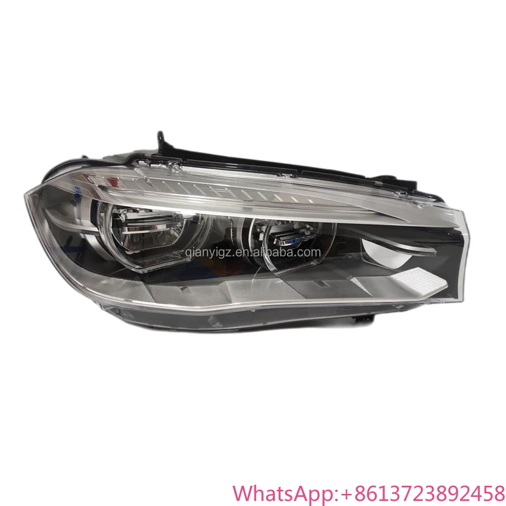 For Stock Compatible X5 Headlamp LED Beam Headlight F15 Matrix Lighthouse Original Car Projector Lens Accessories 12V 6000K 4000