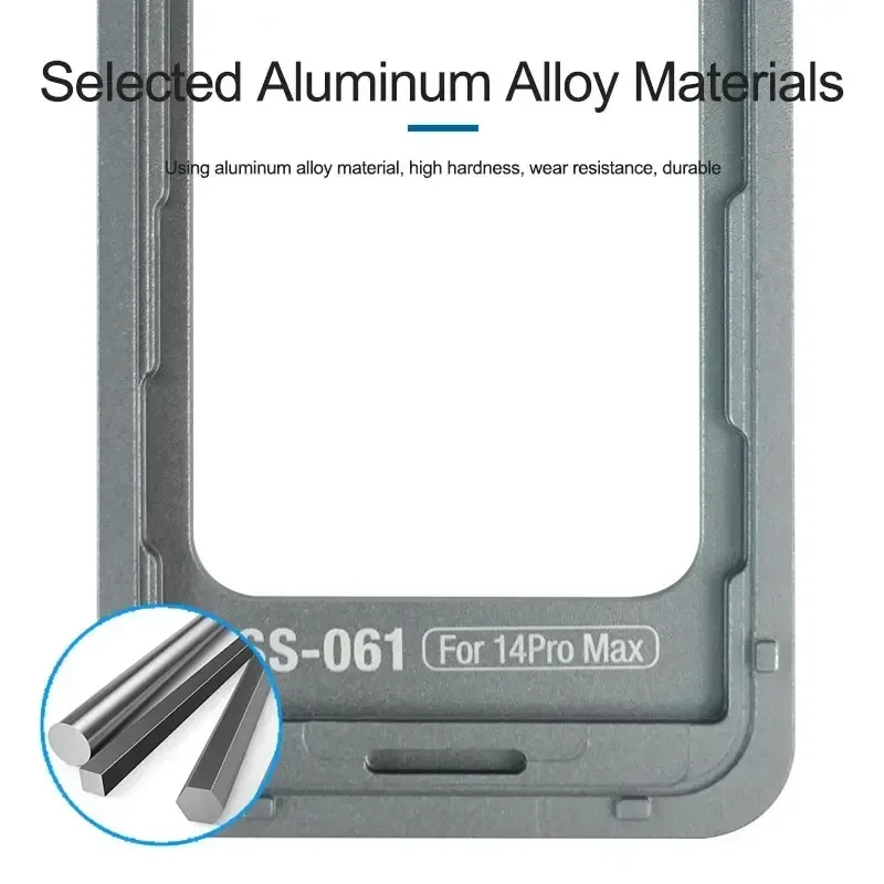 أشعة الشمس SS-061 OCA موقف محاذاة قالب العفن آيفون 7 8 زائد X XS XR 11 12 Mini 13 Pro Max 15 Plus شاشة الكريستال السائل إصلاح