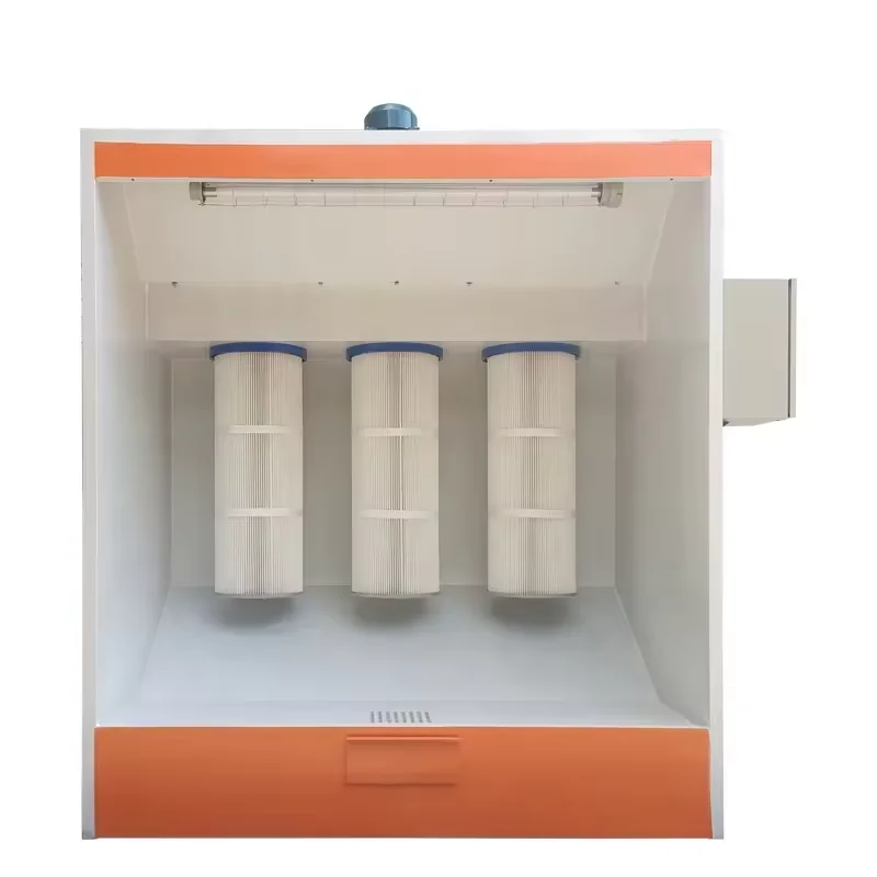 Large Size Powder Coating Equipment Spray Paint Booth Cabin System for Powder Recovery