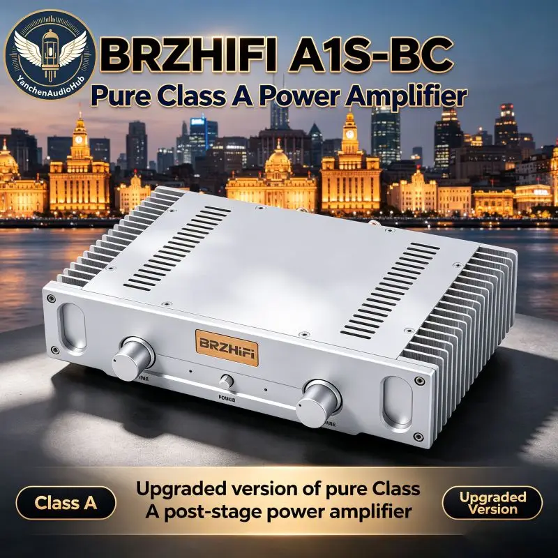 CHN 2027 New BRZHIFI A1S-BC Household High Power High Fidelity Pure Class A Power Amplifier Rear Stage
