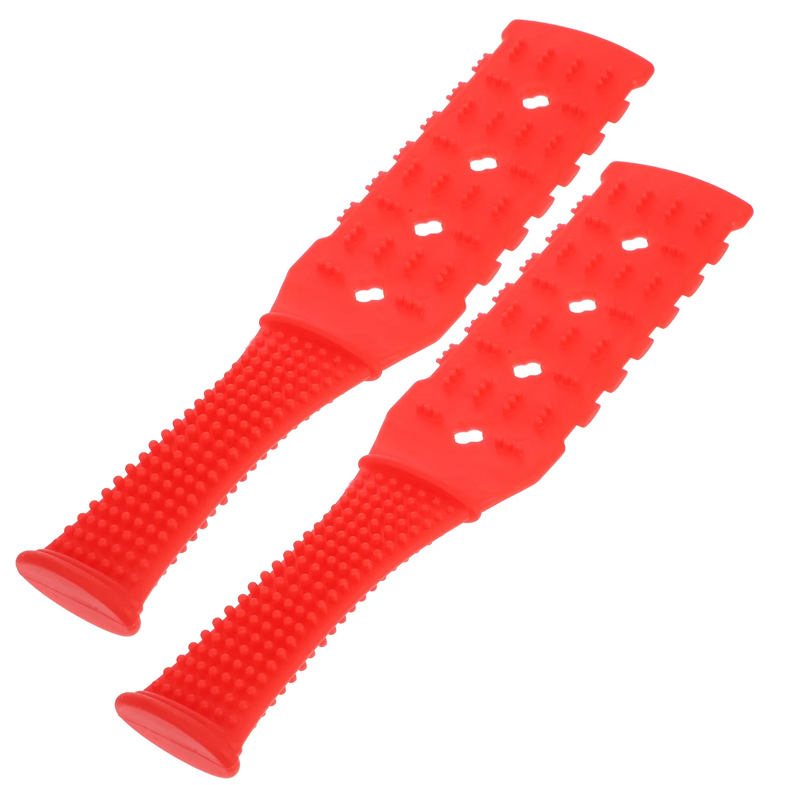 

2Pcs Meridian Massage Pat Portable Durable Scraping Plate Stick for Shoulder Back Legs Red Fatigue Relief Massage Pat