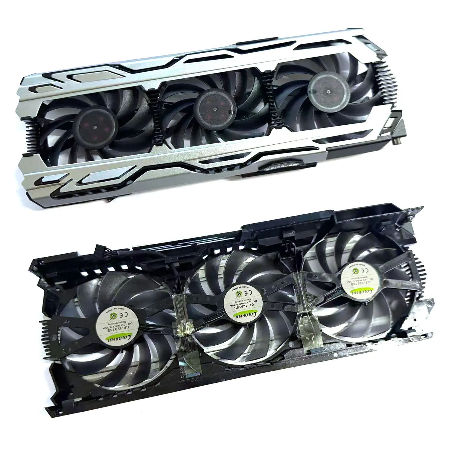 

4PIN 85MM CF-12915S DC 12V 0.35A GTX 1080 Вентилятор графического процессора для Inno3D GeForce GTX 1060 1070 1080 Ice Dragon Edition Охлаждение видеокарты