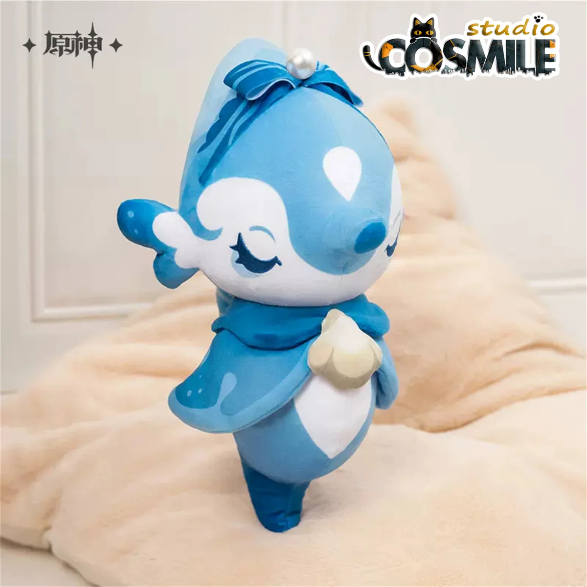 Genshin Impact Official Original Surintendante Chevalmarin Seahorse Furina Focalors Cosplay Stuffed Plushie Plush Doll Toy