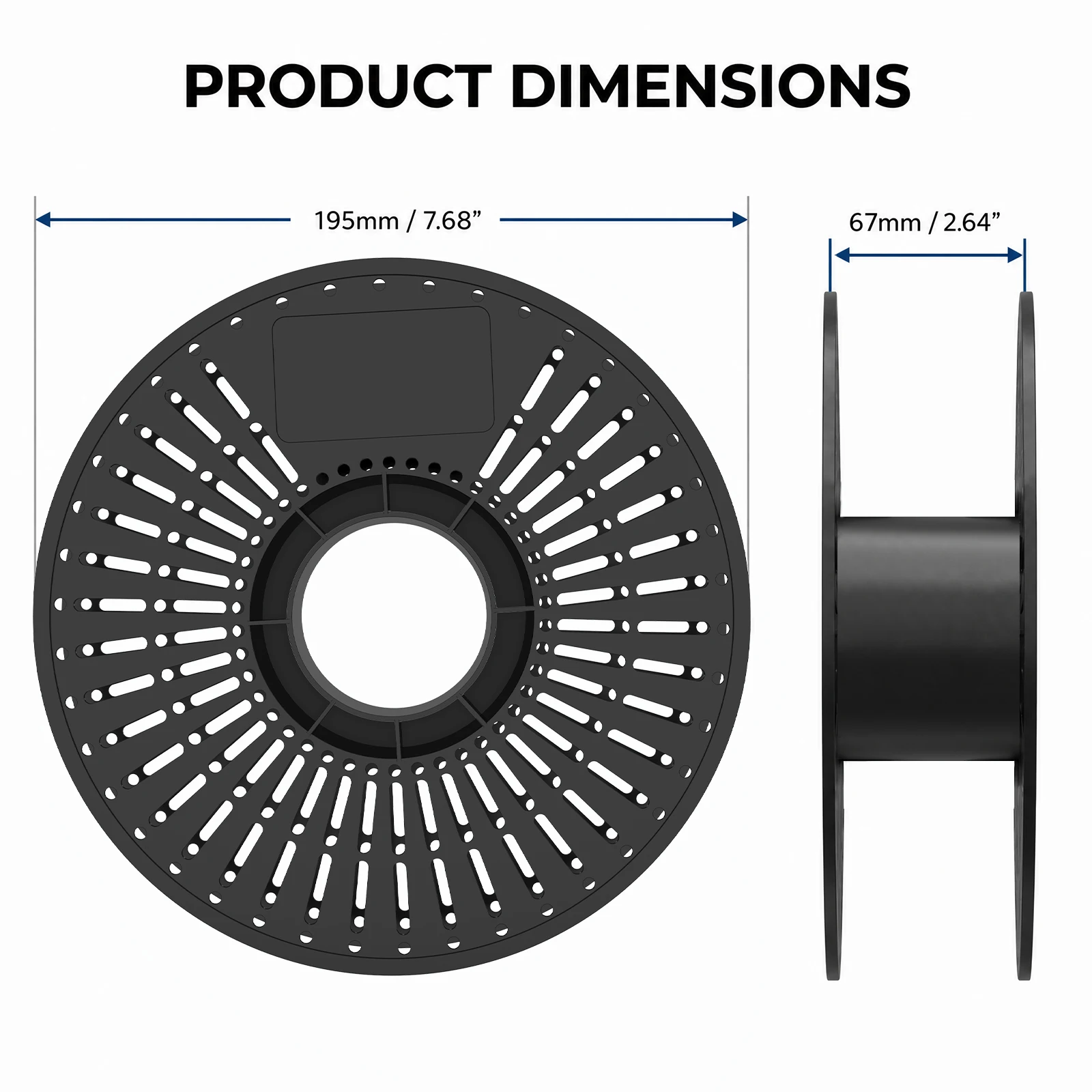 4/3pcs Reusable Filament Spool For Refill Filament 0.5KG 0.75KG 1KG Quick Lock Anti Tangle For Bambu Lab A1 A1 Mini 3D Printer