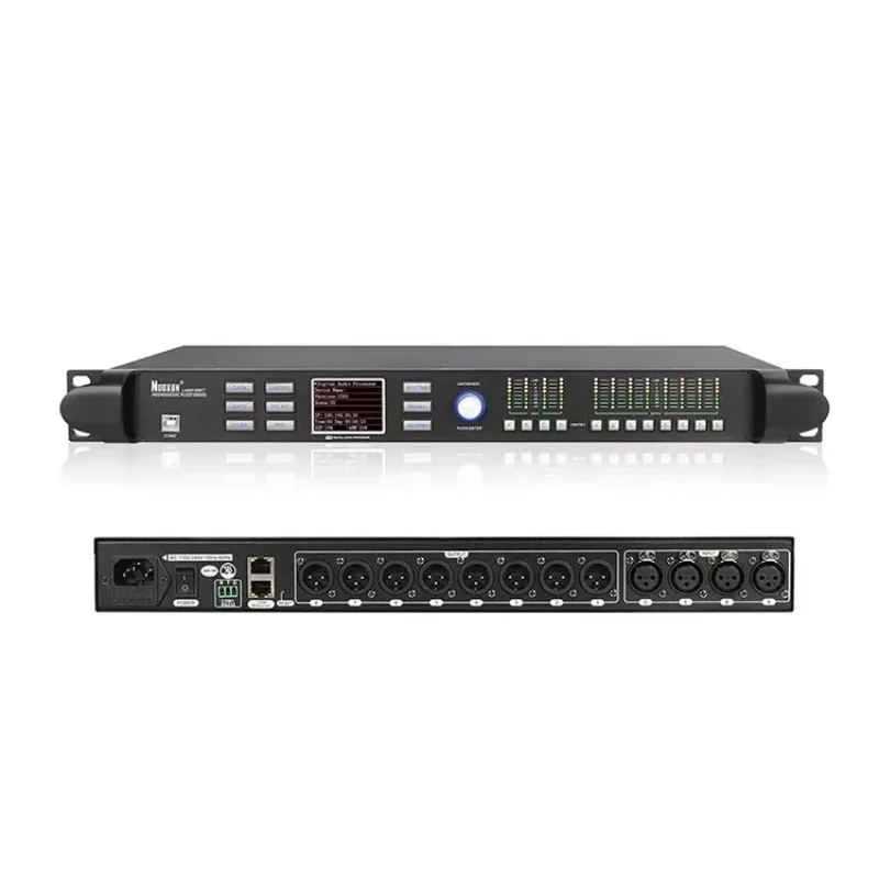 

2025/Nuoxun 96khz 4 in 8 out audio fir digital PA speaker management processor system