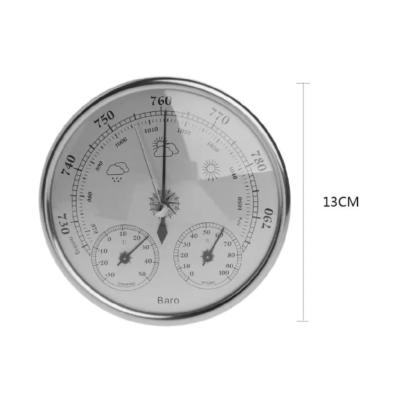 Wall Hanging Air Pressure Multifunction Analog Gauge Atmospheric Home Barometer Drop Shipping