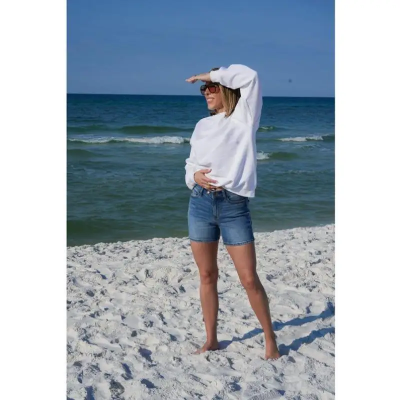 Waed متوسط الطول orts أزرق مزدوج أزرق سراويل تقليدية للرجال منتصف الخصر نسيج PVC مادة أخرى orts للرجال في منتصف العمر