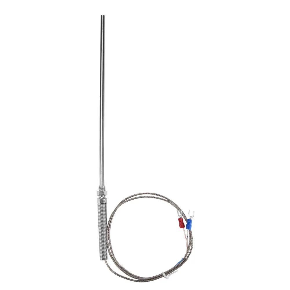 M8 Thread Type K Thermocouple Highly Sensitive Fast Response Time Ranging From 0℃ To 400℃ 200mm Probe Temperature Sensor Wire