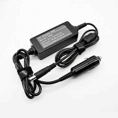 90W 65W 19.5V 4.62A DC Car Adapter Charger for Dell Latitude 2100 D630 E6400 PP27L E6410 E4300 E6400 E5500 E6500 E4200