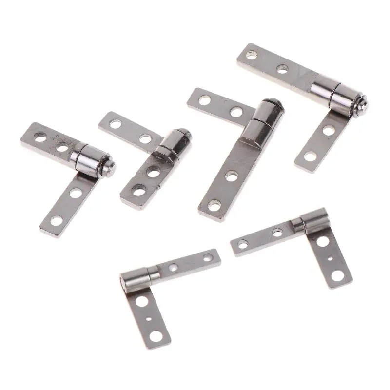 1/2Pcs Industrial Hardware Hinges - Free Stop Damper Hinge With Torque Shaft Small Carbon Steel Card-Type Loose-Leaf