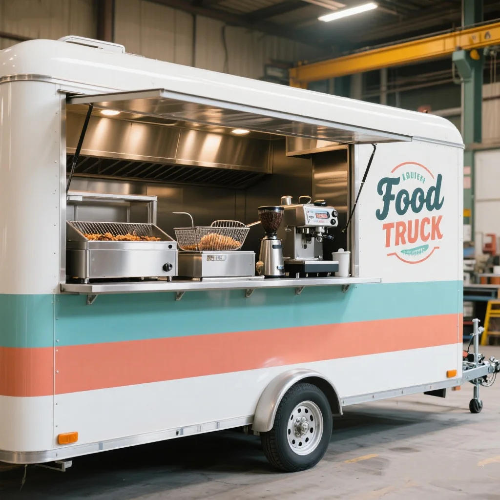 Hot Selling Electric Mobile Food Kiosk Catering Trailer Fast Food Truck Coffee Stall Concession Food Trailer for Sale