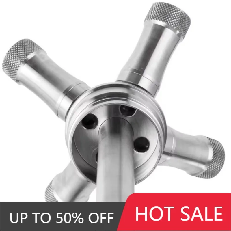 Tsar Alexander V2 Hookah Shisha High Quality 304 Stainless Steel Large Hookah With Glass Bottle 4 Hose