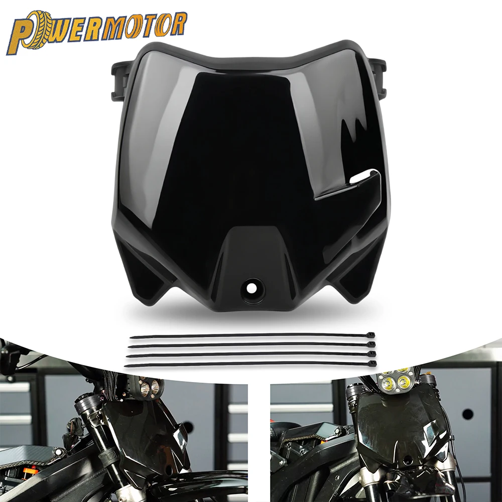 For Surron Light Bee S X Talaria Sting MX3 MX4 Motorcycle Front Number Plate E-Bike Dirt Bike   Motorbike Universal Accessories