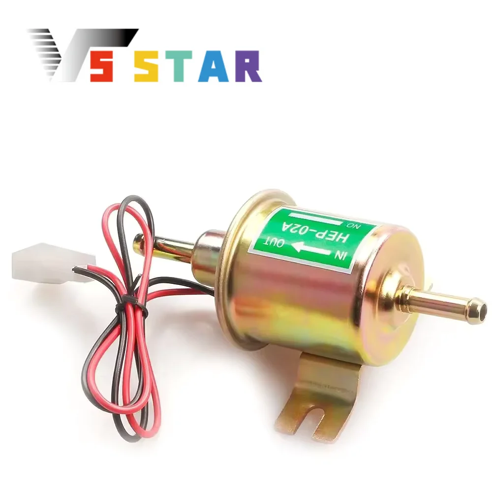 ชุดปั๊มน้ำมันเชื้อเพลิงไฟฟ้าแรงดันต่ำแบบอินไลน์ 12V รุ่น E8012S FD0002 P60430 EP12S ทนทาน พร้อมสายส่งน้ำมันเชื้อเพลิงยาว 2 เมตร ตัวกรองน้ำมันเชื้อเพลิง ตัวหนีบท่อ สีทอง