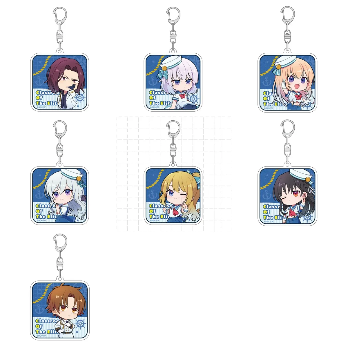 Kushida Game Acrylique Keyring Pendant, Kikyou Arisu, Sakayanagi, Ichinose, Honami, Horikita, Suzune Butter, Anime Keyring, Gift