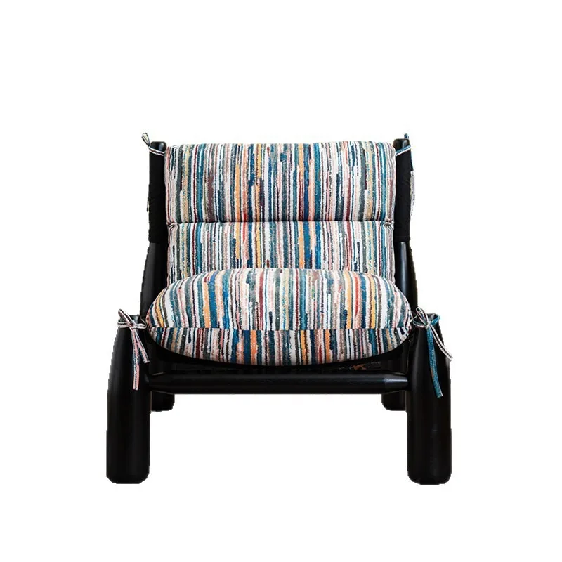 

Small apartment recliner single sofa antique lazy sofa designer reception chair living room single chair balcony chair