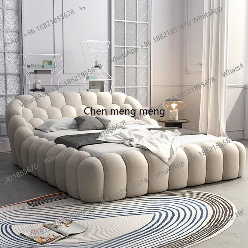 

Luxury Double Bed Modern Floor Design Wooden Space Saving Japanese Soft Cheap Bed Comfortable Cama Solteiro Unique Furniture