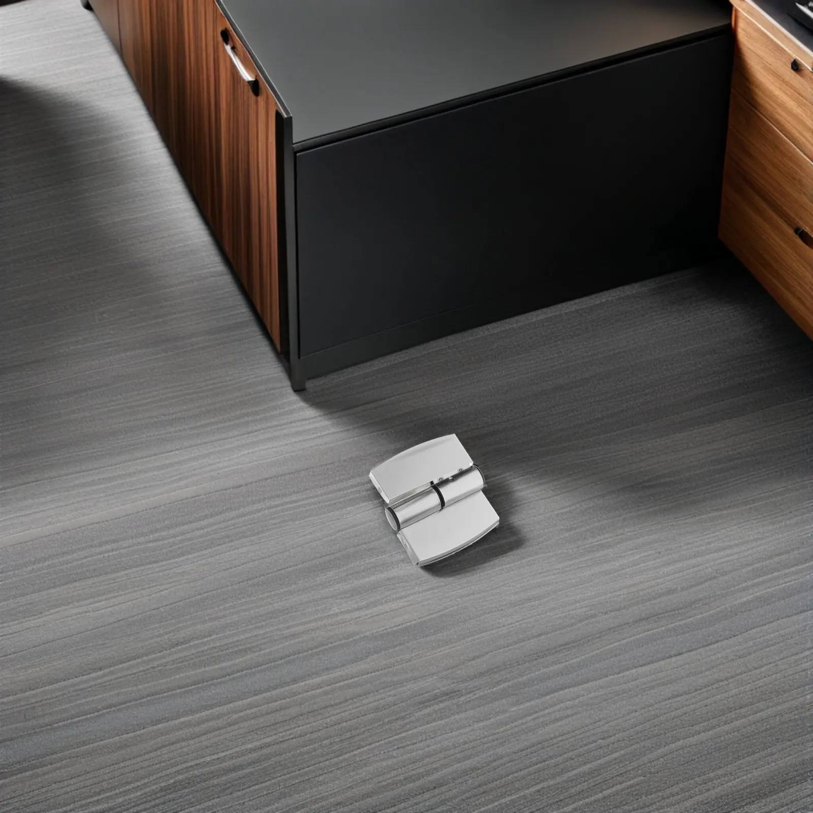 

2Pcs Heavy Duty Stainless Steel Hinges for Bathroom Partition Folding Door Hardware Concealed Design Quiet Operation Glass