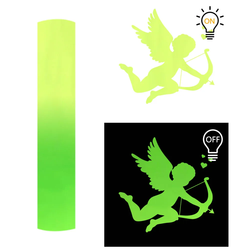 Glow in Dark Self Adhesive Vinyl Sheet for Cut Outdoor Luminous Film For Festival Party Decoration Stickers DIY Mug Car Decal