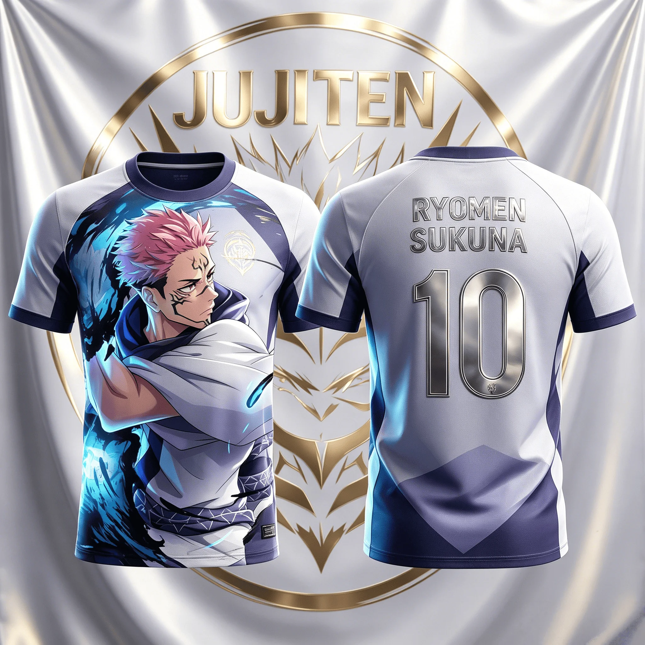 2026 Summer Anime Jujutsu Kaisen Ryomen Sukuna 3D Print Breathable Sports T-shirt Y2K Street Style Unisex Versatile Tops