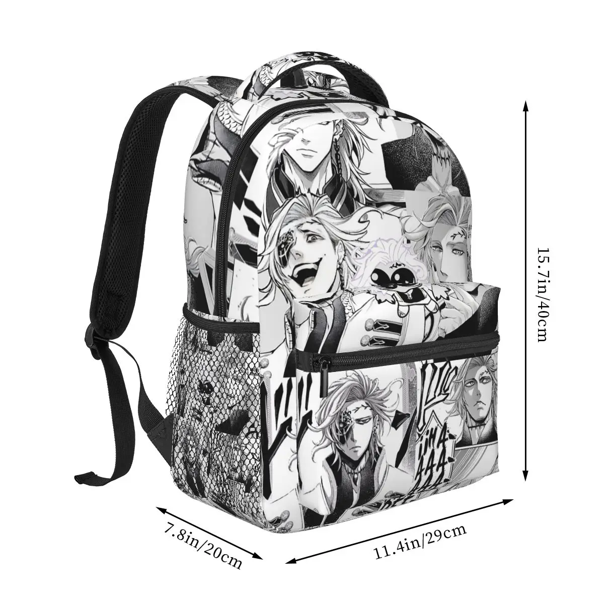 Record Of Ragnarok Hades Anime Student Backpack School Bag Hiking Travel Daypack for Men Women Fashion Bookbag Shoulder Bags