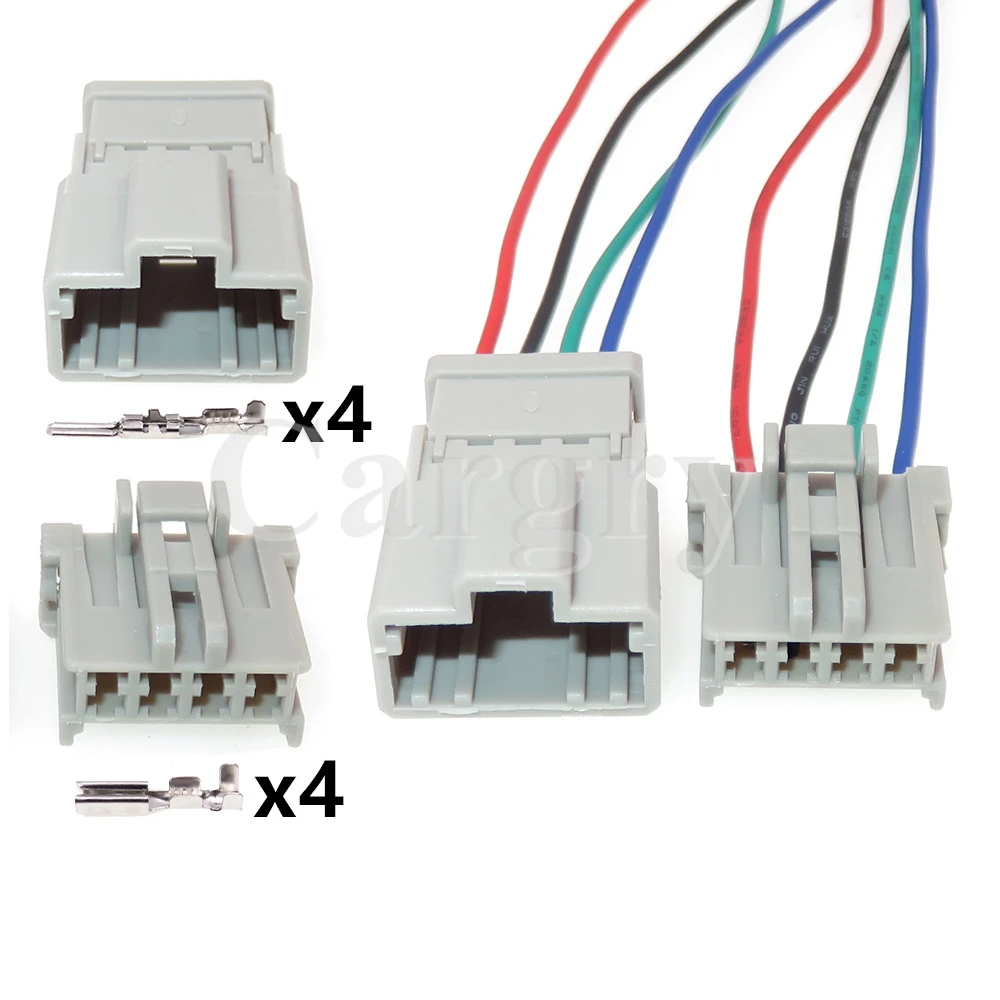 1 Set 4P 6098-0243 6098-0244 AC Assembly Auto Oxygen Sensor Unsealed Plug Automotive Socket Car Replacement Connector Parts