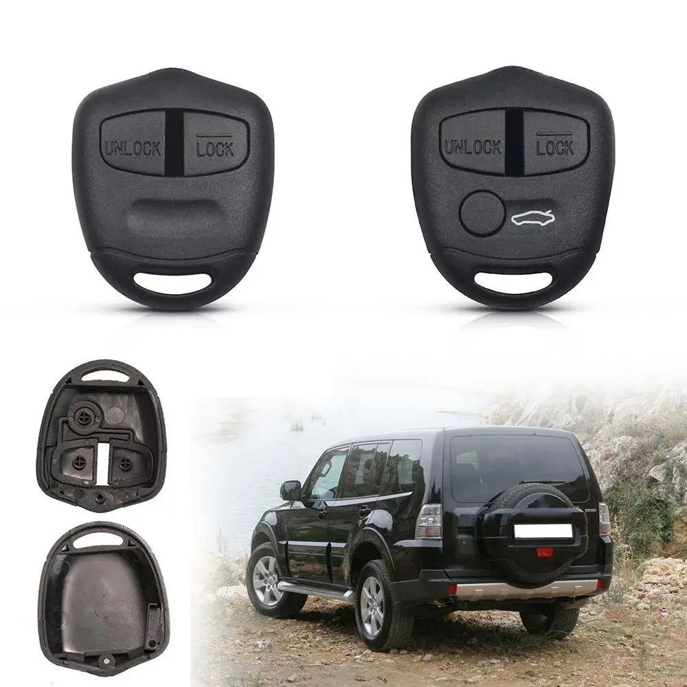 Bez grota etui na kluczyki do samochodu dla Mitsubishi Lancer EX Evolution Grandis Outlander Triton Pajero ASX 2/3 etui na klucze