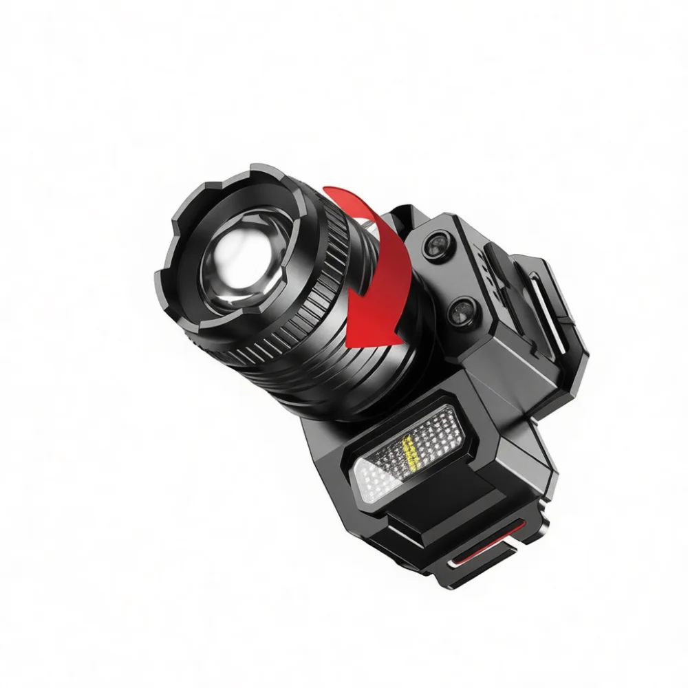 Rechargeable LED Headlamp Intelligent Sensor Headlight Powerful Outdoor Gear For Hiking Camping Night Fishing Cycling