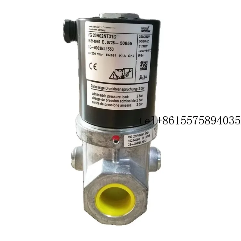 

Газовый электромагнитный клапан Kromschroder VG20R02NT31D (Германия) 2026 года, нормально закрытый, для отключения газа