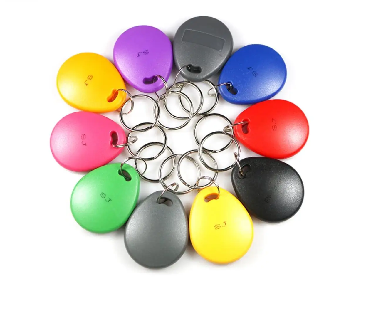 

100 units per order 125khz RFID Proximity ID Token Key Tag Keychain Waterproof for RFID keypad fingerprint reader door lock