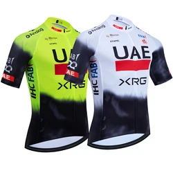 New White Cycling Jersey 2025 TEAM UAE Bike Vest Maillot Men Women Anti-Sweat Quick Dry Ropa Ciclismo Bicycle Jersey T-shirt