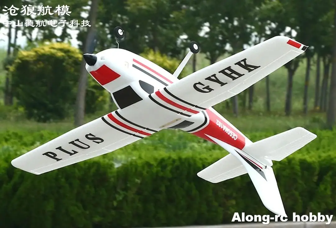 EPO Plane RC Airplane RC Model Hobby Beginner Aircraft 4 channel 1200mm Wingspan 4CH Cessna 182 Plus Trainer kit set or PNP set