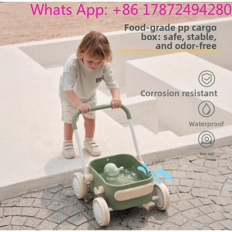 Baby walking cart, 1-3 year old children's stroller, toy cart, baby's first year gift, walking assistant cart