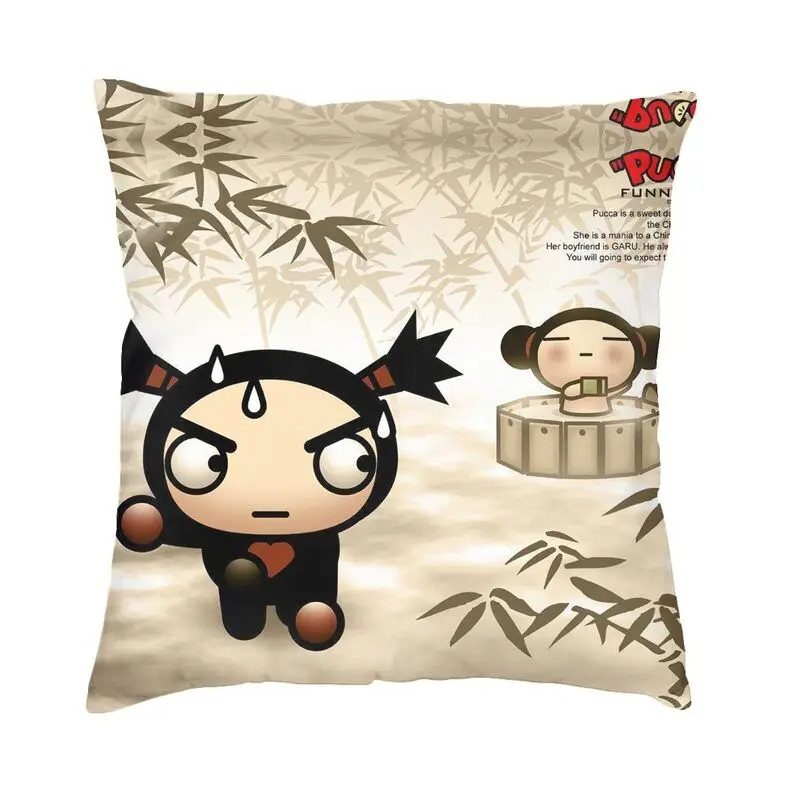 

Cartoon Anima Pucca Cushion Cover Sofa Living Room Square Throw Pillow Case 40x40cm Bedding Office Pillowcase Dakimakura