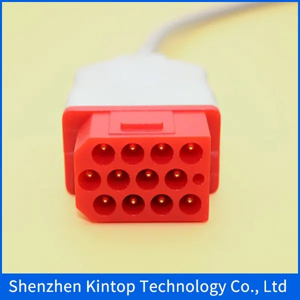 12PIN Bionet BM5 BM7 Patient ECG monitor 3leads ecg cable