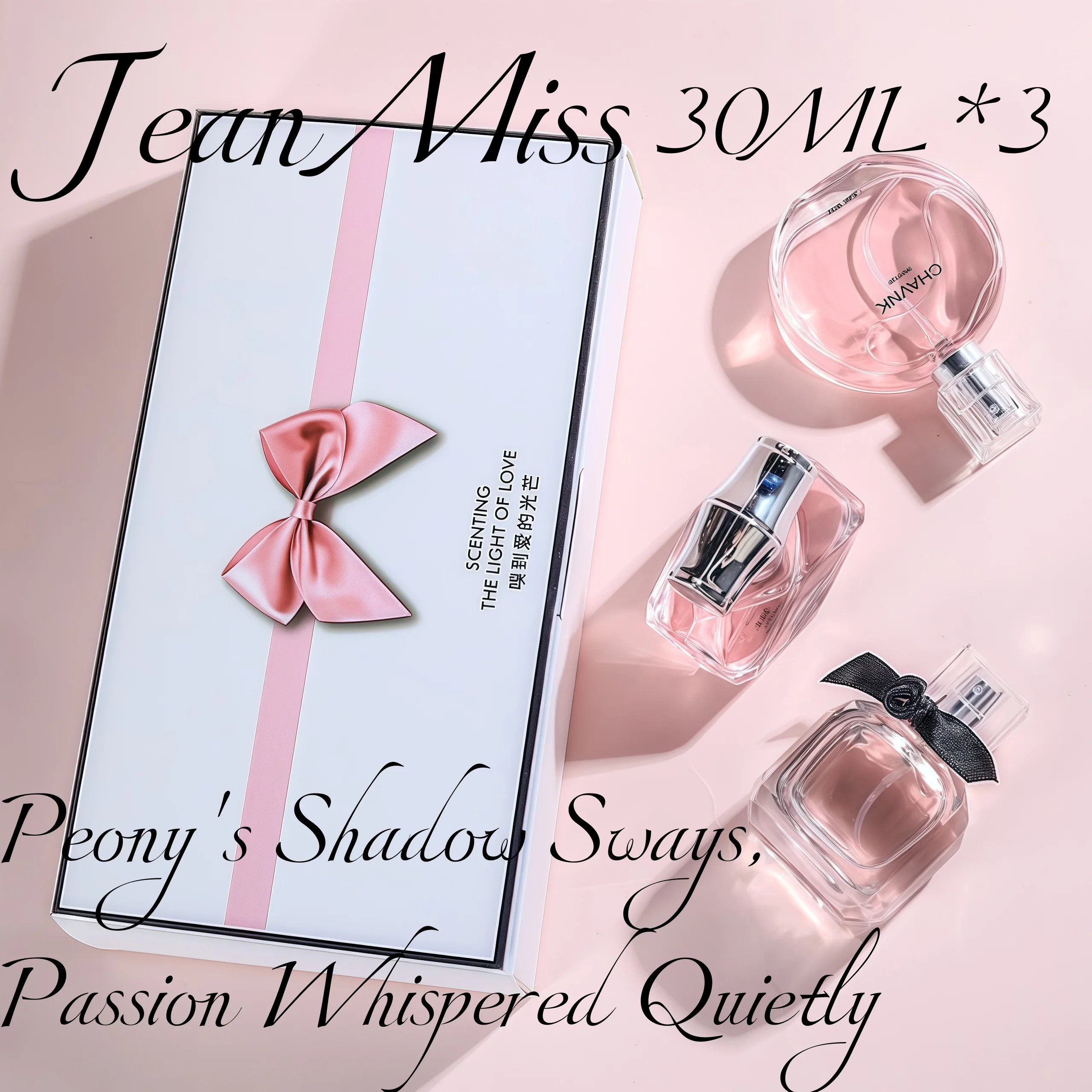 

30ml*3 Women's 3PC Perfume Gift Set (30ml each) | Fresh Floral Scent with Fruity Notes | Long-Lasting Daily Fragrance