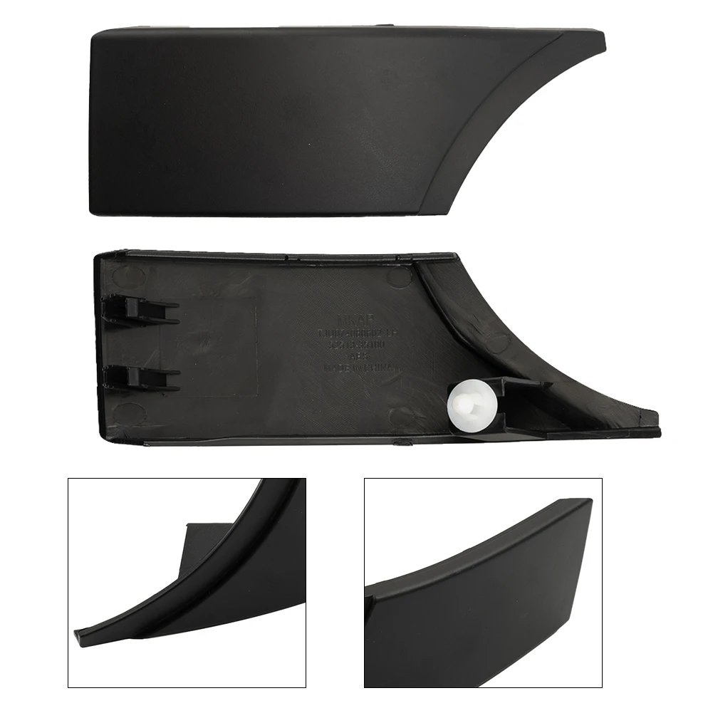 

New High Quality Headlight Lower Filler Trim Moulding Clip On Paint Metal Replacement Black Front Bumper Grille