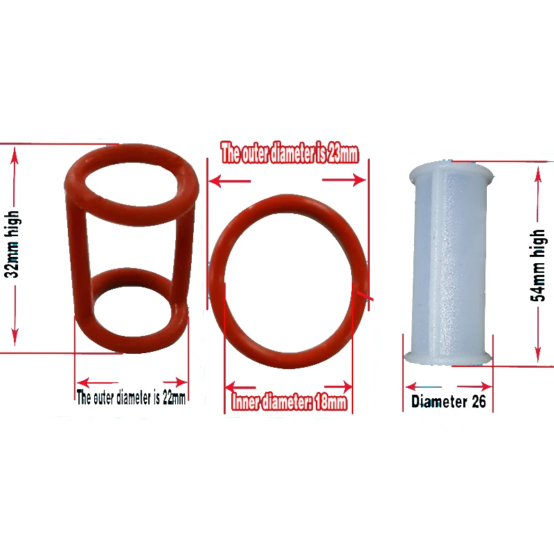 Ice cream machine accessories Sealing ring Discharge valve rod Small circle I-shaped circle Ice cream cone machine components